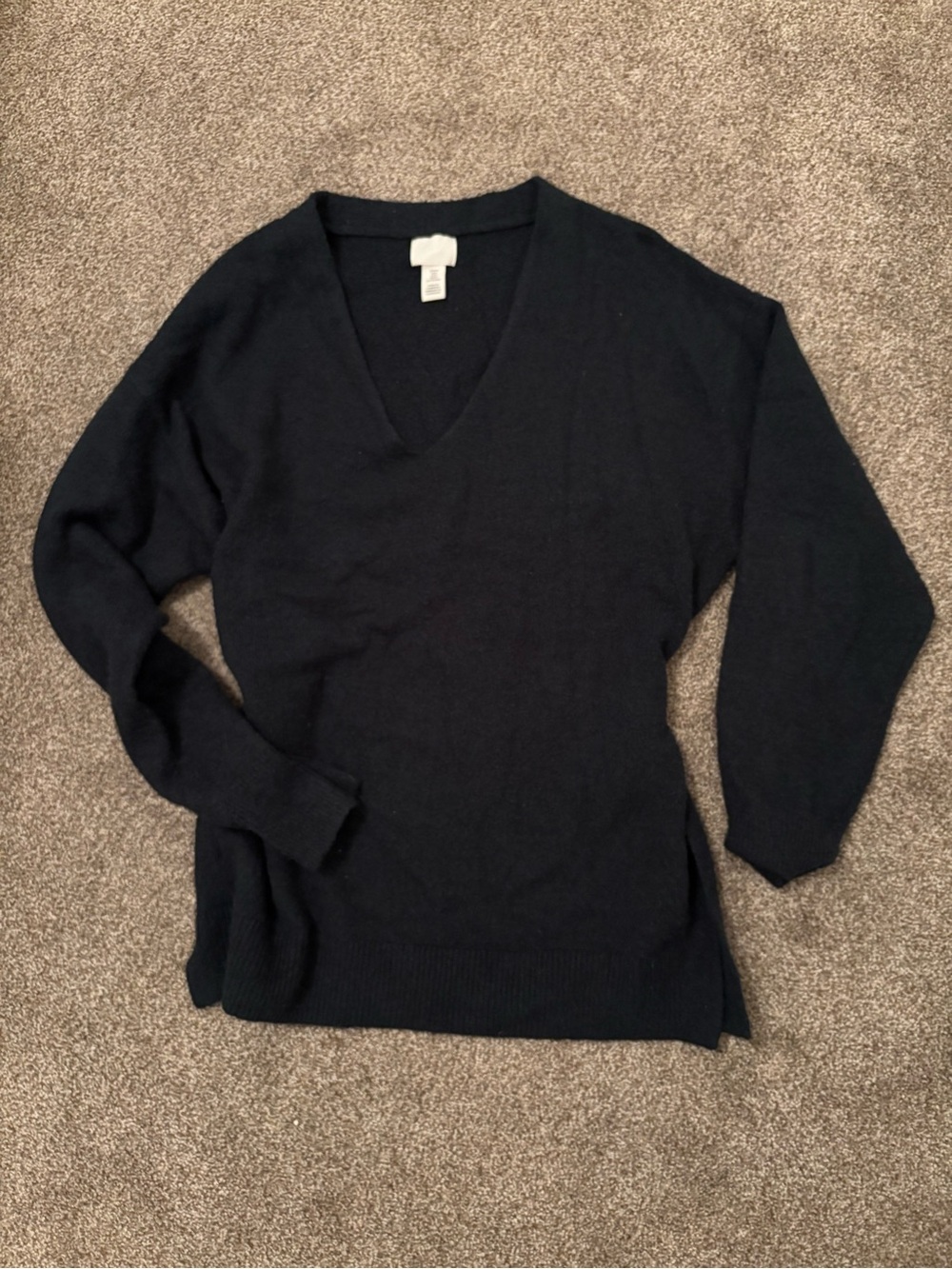 H&M Women's V-Neck Sweater - dark green